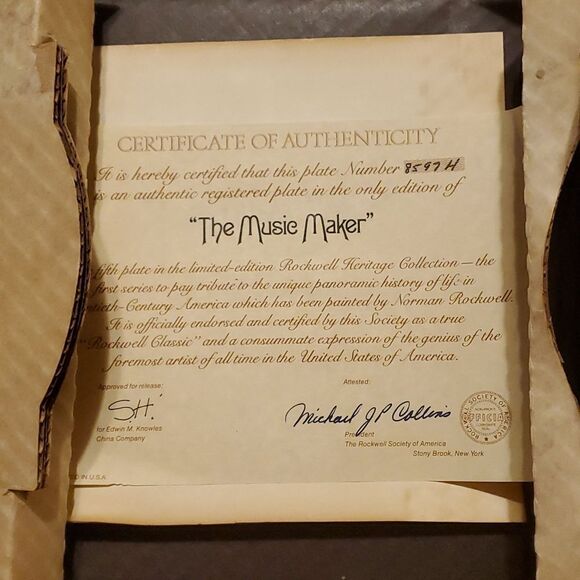 The Edwin M. Knowles China Co. “The ” collectible vintag… - Picture 5 of 5